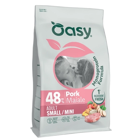 Oasy Monoprotein Adult Small Mini Wieprzowina 2kg